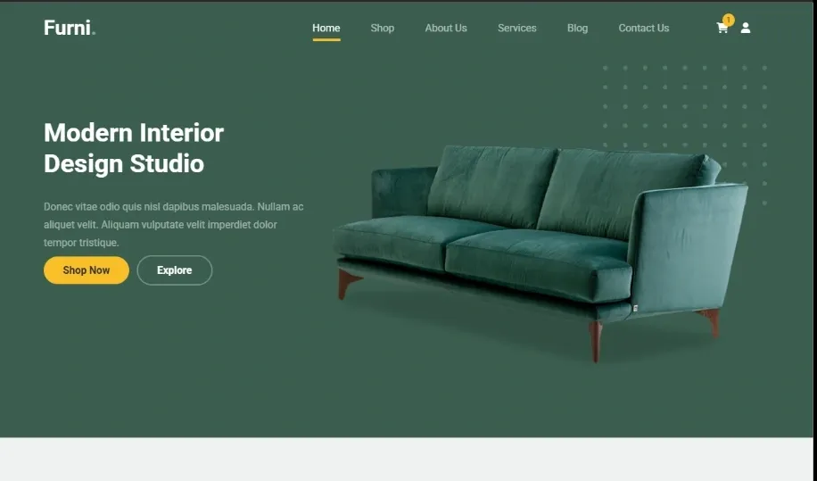 Furniture E-commerce (Team Work) project preview